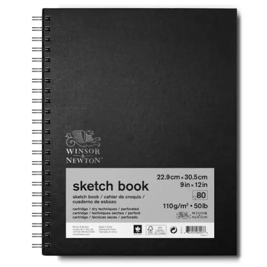 Winsor & Newton Sketch Book, Spiral-Bound, 9" x 12" {1}