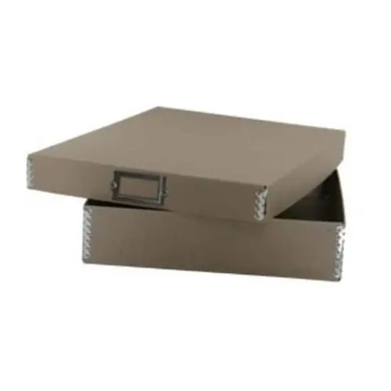 JAM Paper 12" Brown Kraft Letter File Box {1}