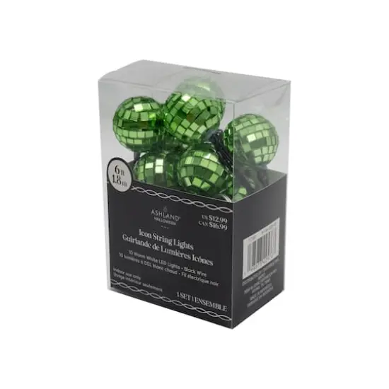 6ft. Green Disco Icon String Lights by Ashland&reg; {5}
