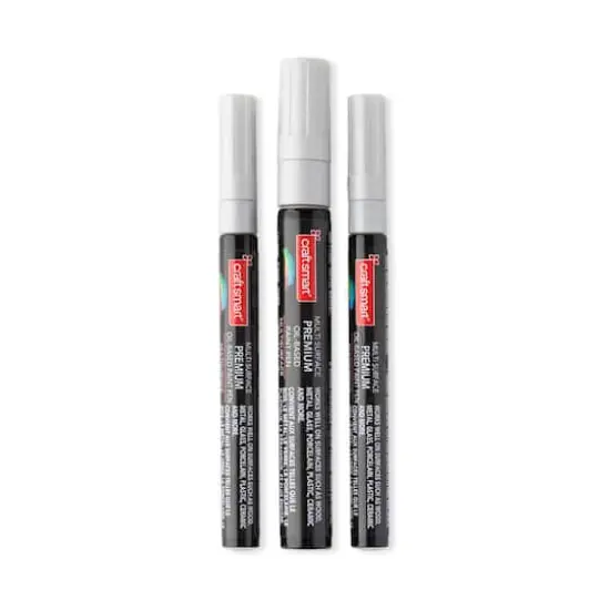 Premium Oil-Based Paint Pens by Craft Smart&reg; Silver {1}