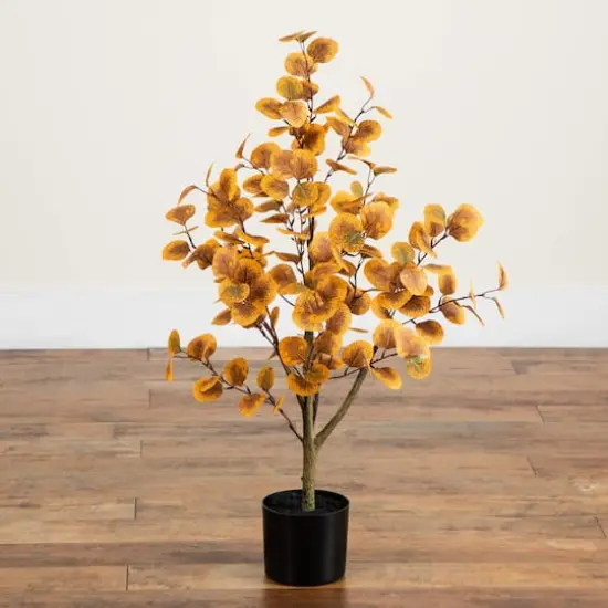 3ft. Autumn Eucalyptus Artificial Tree {6}