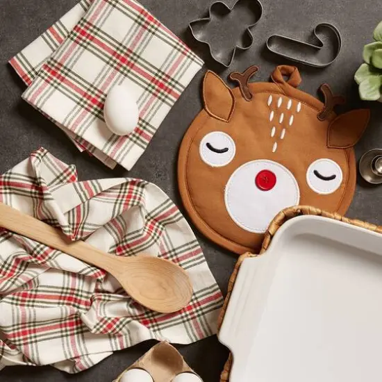 DII&reg; Rudy Reindeer Potholder Gift Set {12}