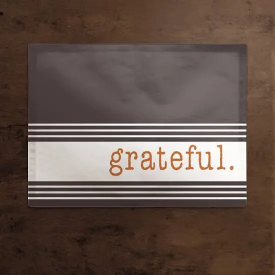 Grateful Stripes Cotton Twill Placemat {3}