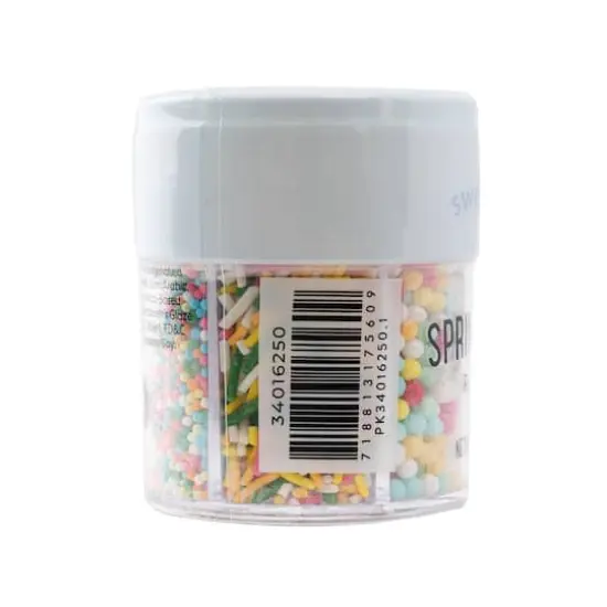 Sweetshop&trade; Rainbow Sprinkle Mix 6 Cell Jar, 3oz. {4}
