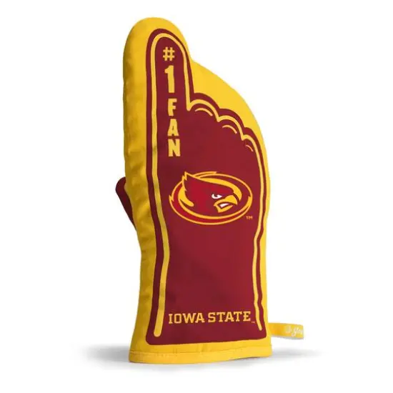 Quilted No.1 Oven Mitt Iowa State Cyclones {4}