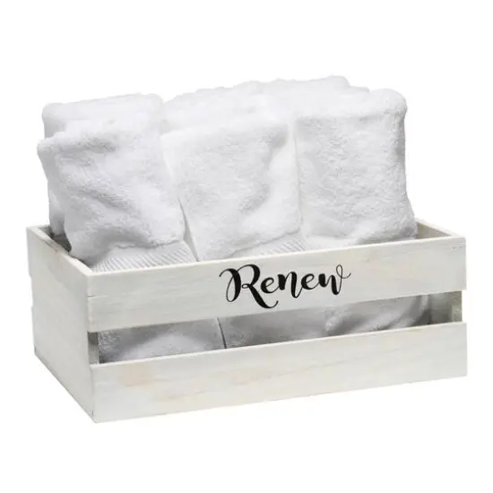 Elegant Designs Large Gray Wash Towel Holder, Frame & Toilet Paper Holder Set {8}