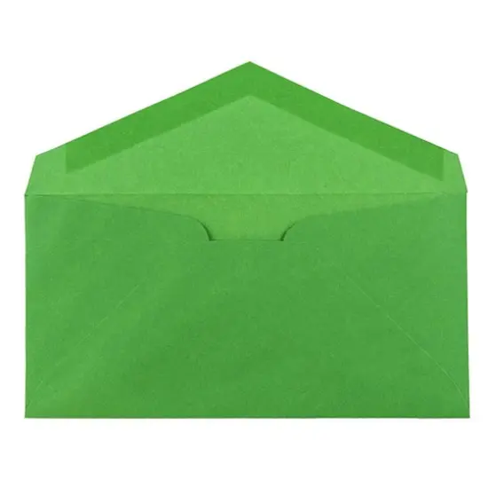 JAM Paper 3.875" x 7.5" Brite Hue Monarch Envelopes, 50ct. Green {4}
