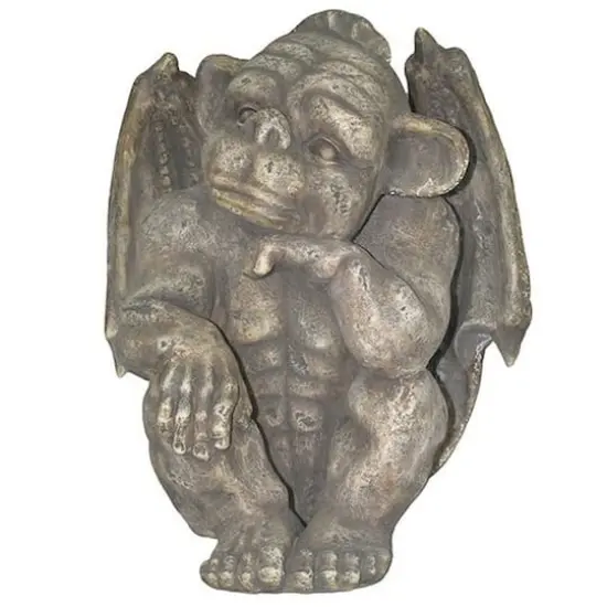 Santa's Workshop 10" Thinking Gargoyle Statue {1}
