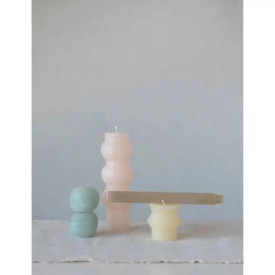 Hello Honey&reg; Unscented Pleated Taper Candles in Box, 12ct. Linen {3}