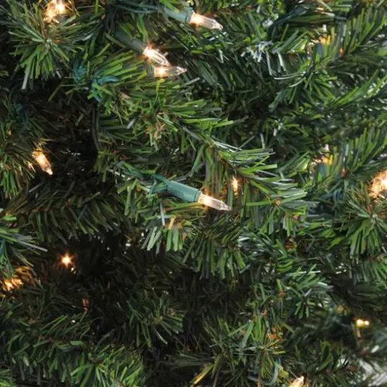 5ft. Pre-Lit Canadian Pine Artificial Christmas Tree, Clear Lights {11}