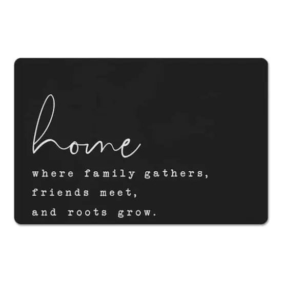 18" x 27" Home Where Family Gathers Floor Mat {1}