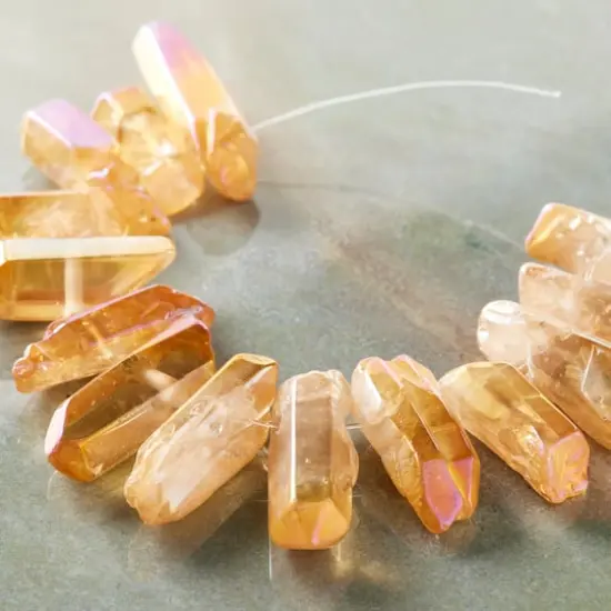 Amber Crystals Nugget Beads by Bead Landing&trade; {3}