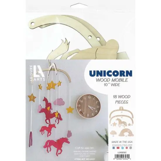 Leisure Arts&reg; Unicorn Wood Mobile {1}