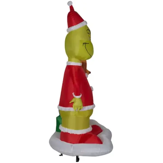 6ft. Airblown&reg; Inflatable Grinch & Max with Presents {4}