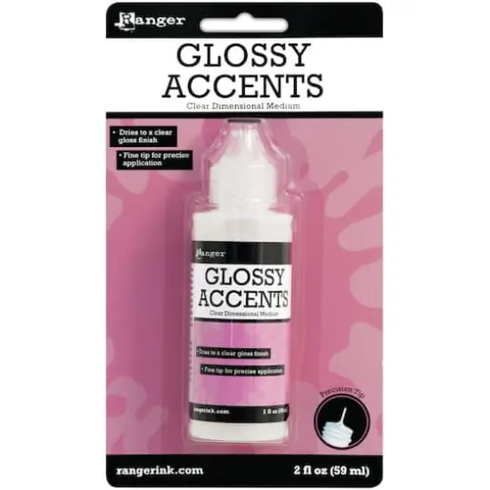 Ranger Inkssentials Clear Glossy Accents, 2oz. {3}