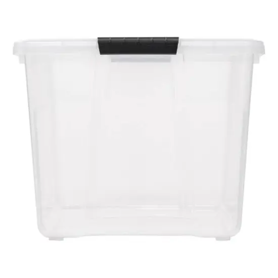 IRIS Stack & Pull&trade; Plastic Storage Boxes Clear {7}