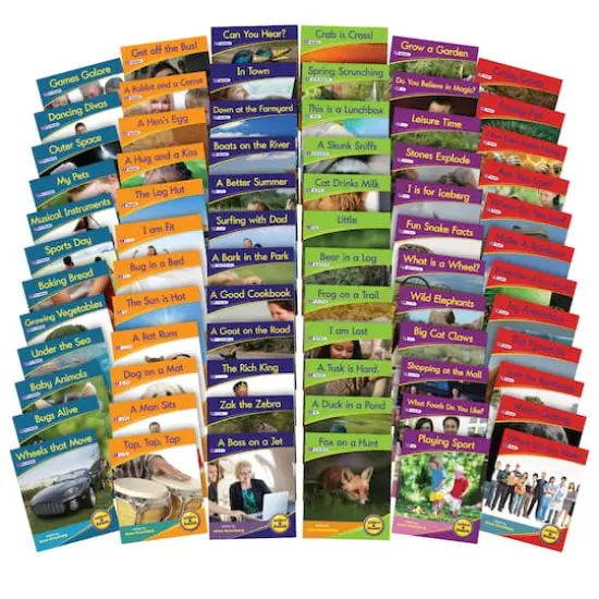 Junior Learning&reg; Letters & Sound Phase 1 Non-Fiction Boxed Set {4}