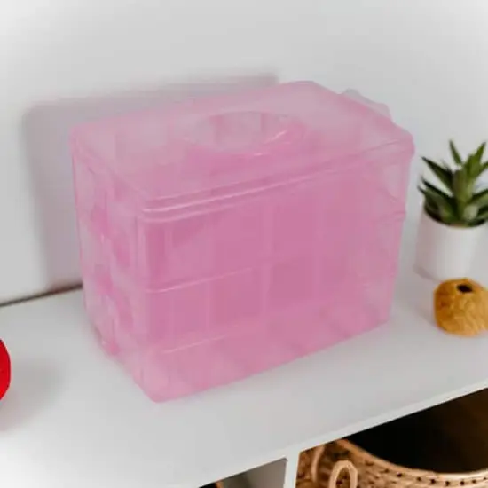 Everything Mary Pink Stackable Storage Container {1}