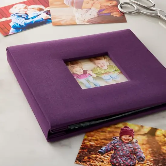 8" x 8" Cloth Scrapbook Album by Recollections&reg; Purple {3}