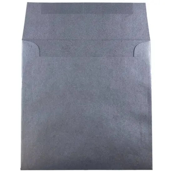 JAM Paper 6" Metallic Square Invitation Envelopes, 25ct. Anthracite Stardream {4}