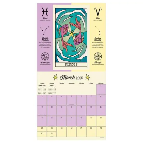 TF Publishing 2025 Astrology Wall Calendar {5}