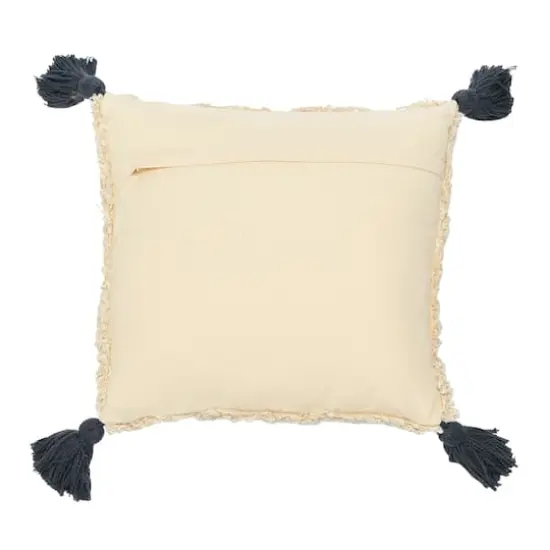 Hello Honey&reg; Cotton Bee Punch Hook Pillow with Tassels {4}