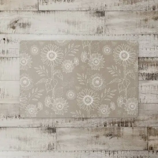 Sunflower Icons Floor Mat Taupe {3}