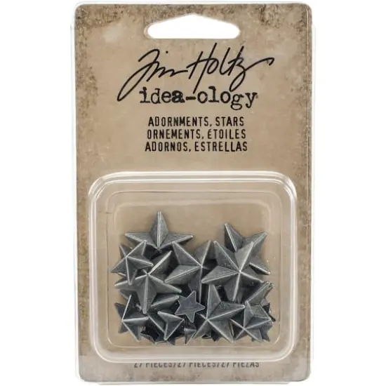 Idea-Ology Metal Adornments 27/Pkg-Stars {1}