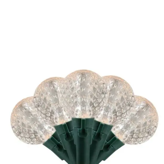 180ct. White LED G30 Globe Christmas String Lights Set {1}