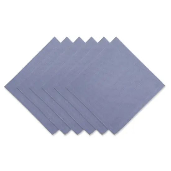 DII&reg; Solid Oversized Napkin, 6ct. Stonewash Blue {1}