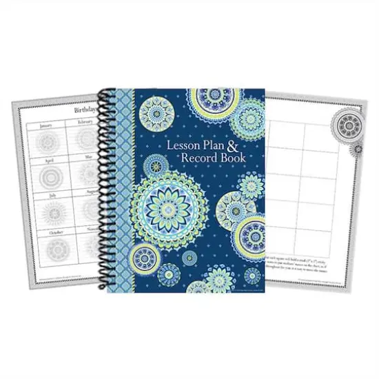 Eureka&reg; Blue Harmony Lesson Plan & Record Book, 2 ct. {3}