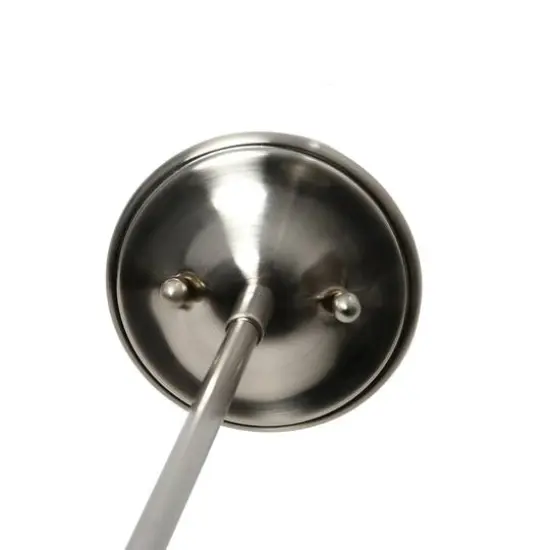 Hello Honey&reg; Robert Stevenson Lighting Presley Caged Dome Metal Ceiling Light Brushed Nickel/Matte Black {7}