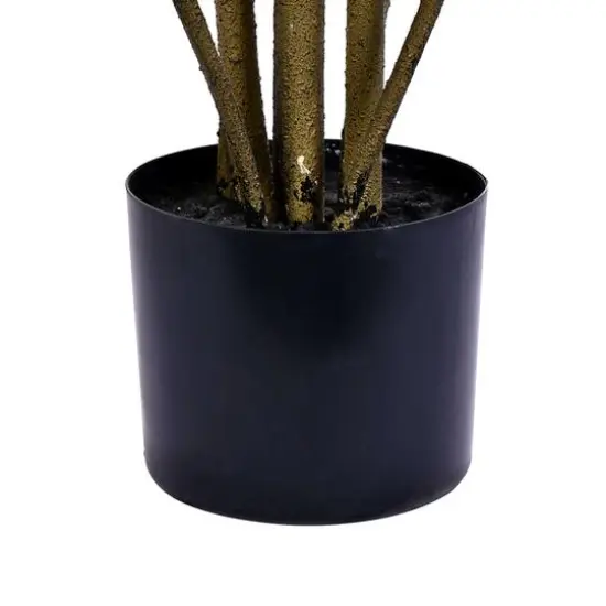 7ft. Potted Green & Orange Croton Tree {6}