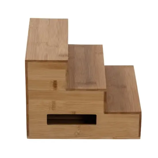 Honey Can Do Adjustable 3-Tier Bamboo Spice Rack Organizer {9}