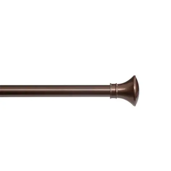 Home Details Trumpet Curtain Rod Bronze {5}