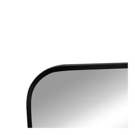 18" x 24" Black Rounded Corner Metal Decorative Mirror by Ashland&reg; {4}