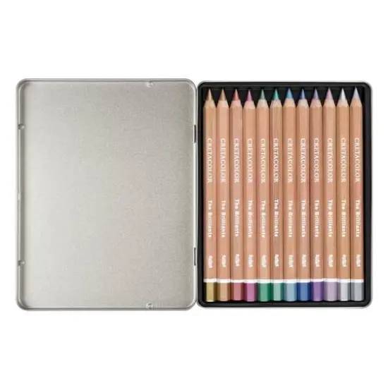 Cretacolor&reg; The Brilliant Metallic Colored Pencil Set {8}