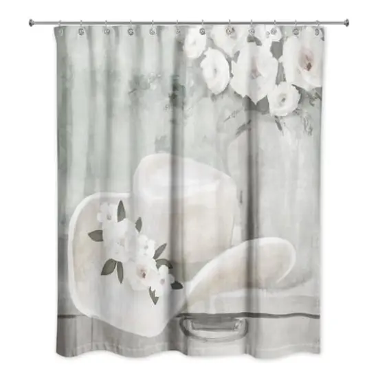 Cowgirl Hat Still Life 71" x 74" Shower Curtain {3}