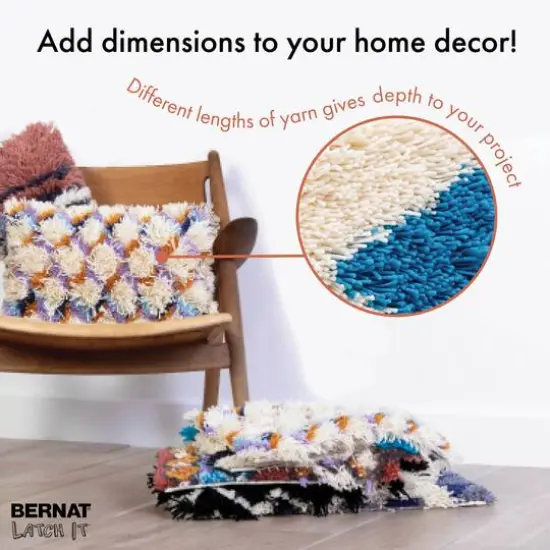 Bernat&reg; Latch It&trade; Harmonic Boho Yarn Kit {10}