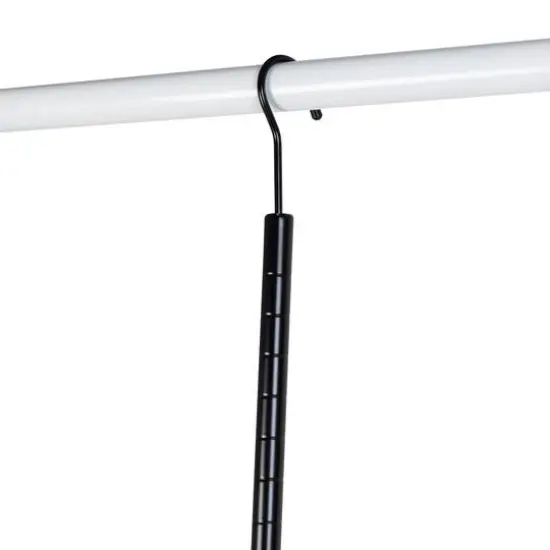 Honey Can Do Black Clothes Hanging Closet Rod {7}