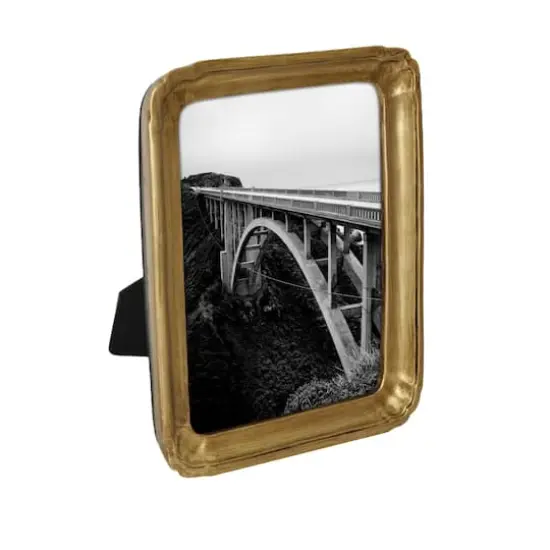 Treasured Finds 5" x 7" Gold Tray Tabletop Frame by Studio D&eacute;cor&reg; {4}