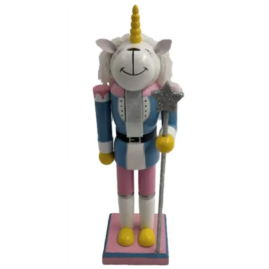 Santa's Workshop 14" Unicorn Nutcracker {1}