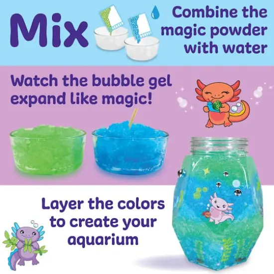 Creativity for Kids® Glowing Axolotl Aquarium {5}