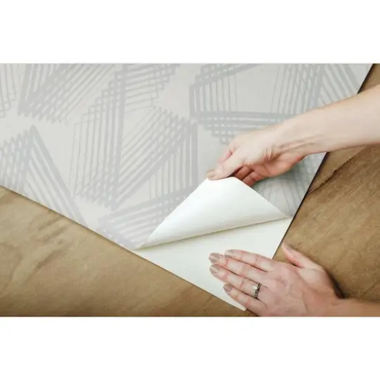 RoomMates Acceleration Peel & Stick Wallpaper Gray and Silver {11}