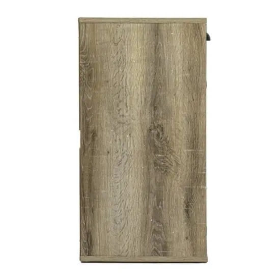 Household Essentials Laundry Sorter Cabinet (Oak) {7}