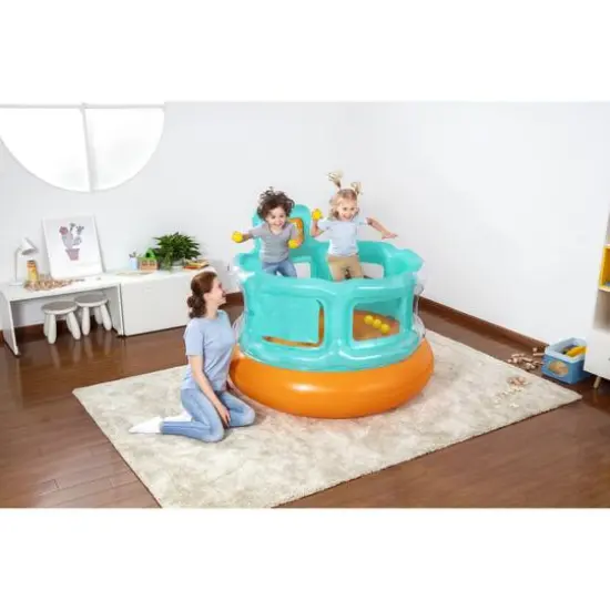 Bestway Up In & Over&trade; Hops 'N Hoops Bouncer Toy {6}