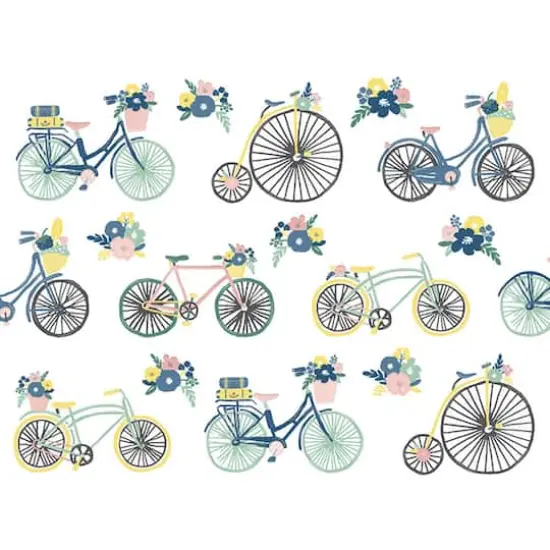 JAM Paper 3.87" x 5" Bicycle Collage Blank Note Cards & Envelopes, 20ct. {1}
