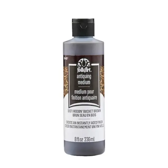 FolkArt&reg; Woodn' Bucket Brown Antiquing Medium {10}