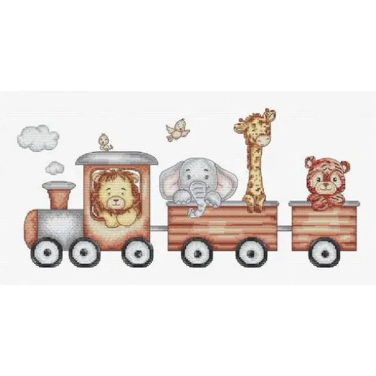 Luca-s Train Journey Counted Cross Stitch Kit {5}