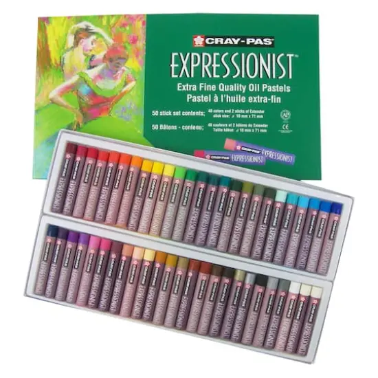 Cray-Pas&reg; Expressionist&trade; 50 Color Oil Pastel Set {1}